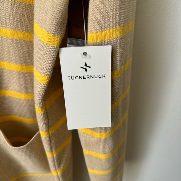 TUCKERNUCK Chai Stripe Lauren Cardigan sweater - Picture 6 of 12